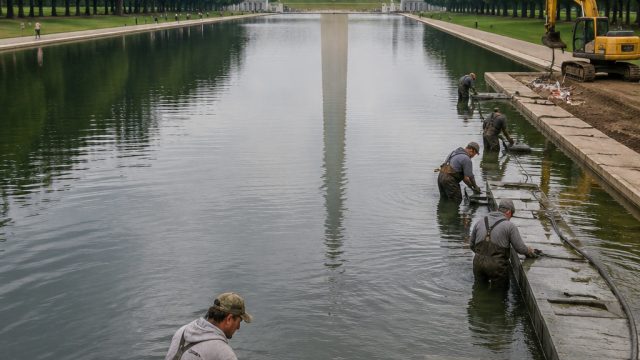 Repairs to Reflecting Pool Spark Controversy Among Lawmakers